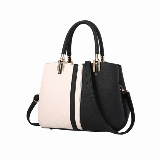 Black & Ivory Elegance Tote